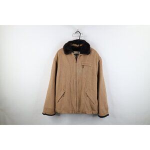 Vintage 90s Express Womens Small Fleece Lined Mohair Wool Blend Jacket Beige